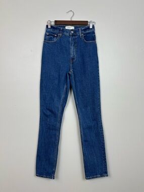 Abercrombie & Fitch Jeans Womens 25 Curve Love The Slim Straight Ultra High Rise